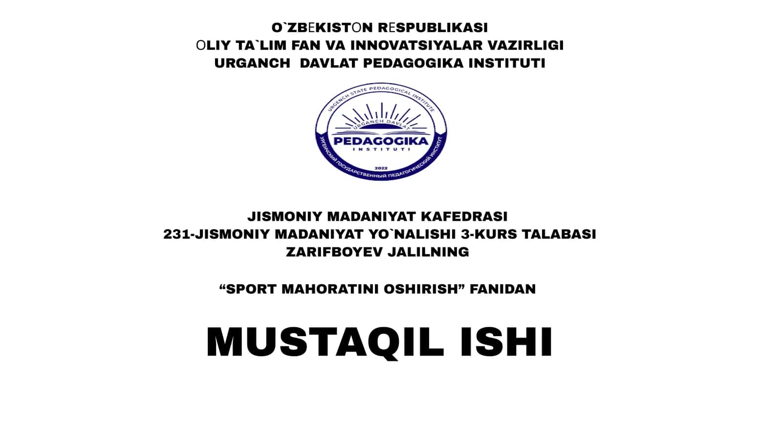 Darvozabonuchunasosiytexnikalar 1