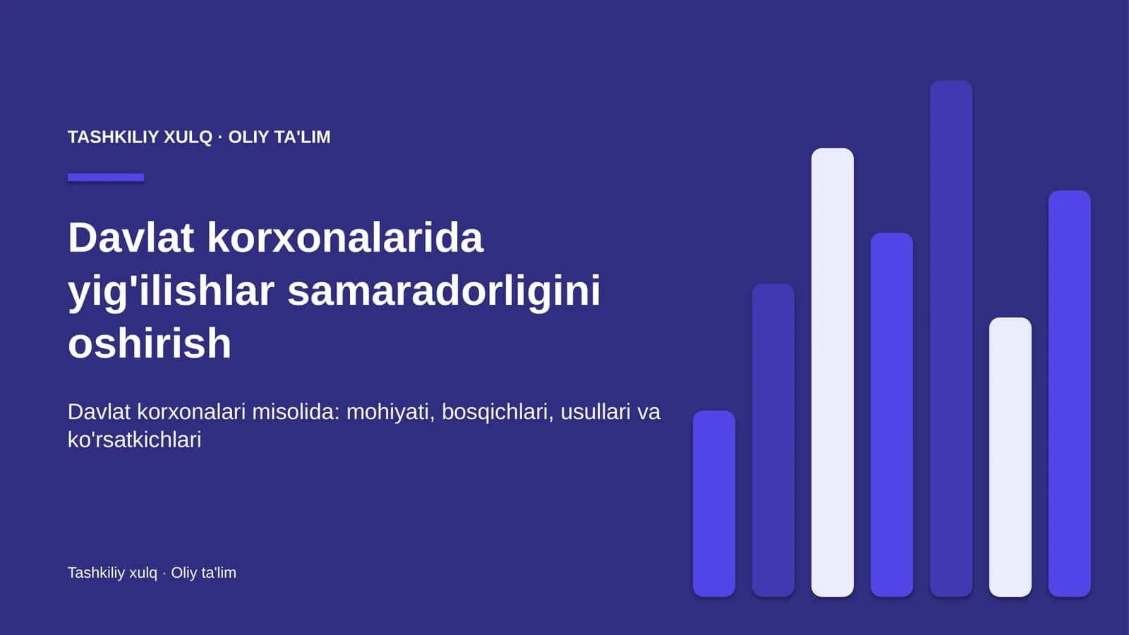 Yig'ilishlar samaradorligini oshirish: mohiyati 1