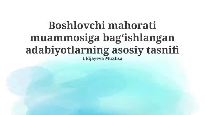 Tarixiy asoslar va nazariy modellar 1
