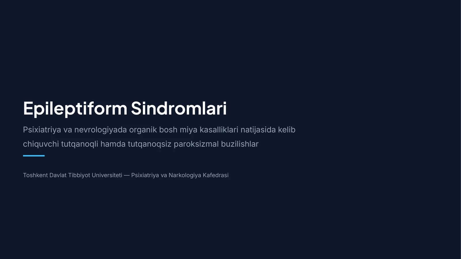 Epileptiform Sindromlari 1