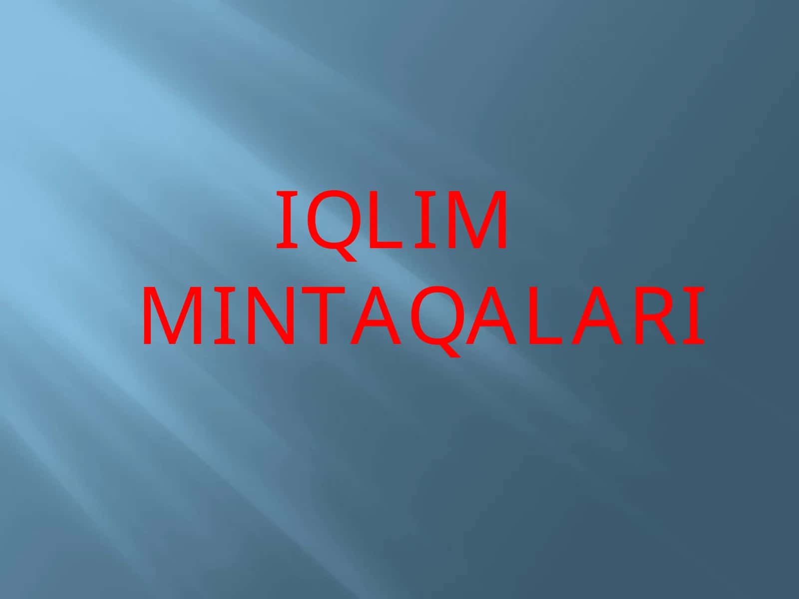 IQLIM MINTAQALARI 1