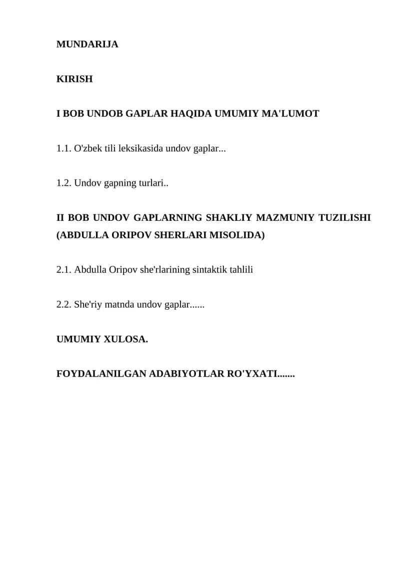 UNDOV GAPLAR 1