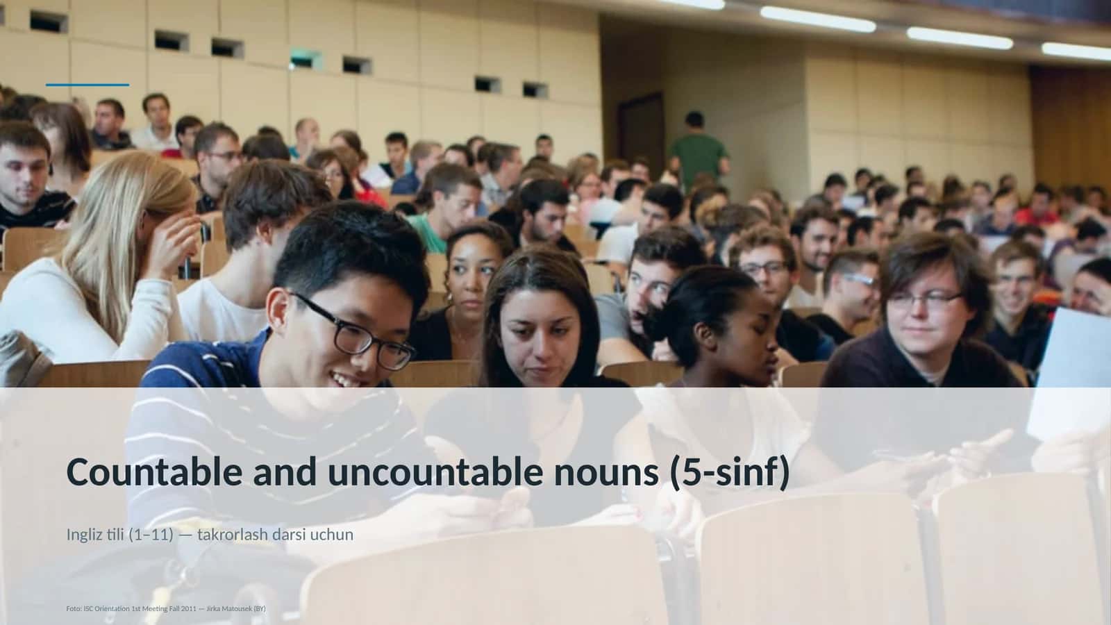 Countable and uncountable nouns (5-sinf) 1