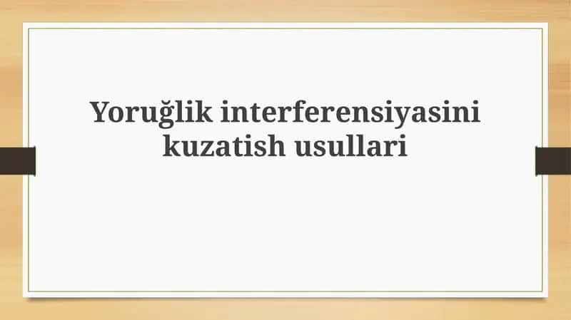 Interferentsiya (Interference) 1
