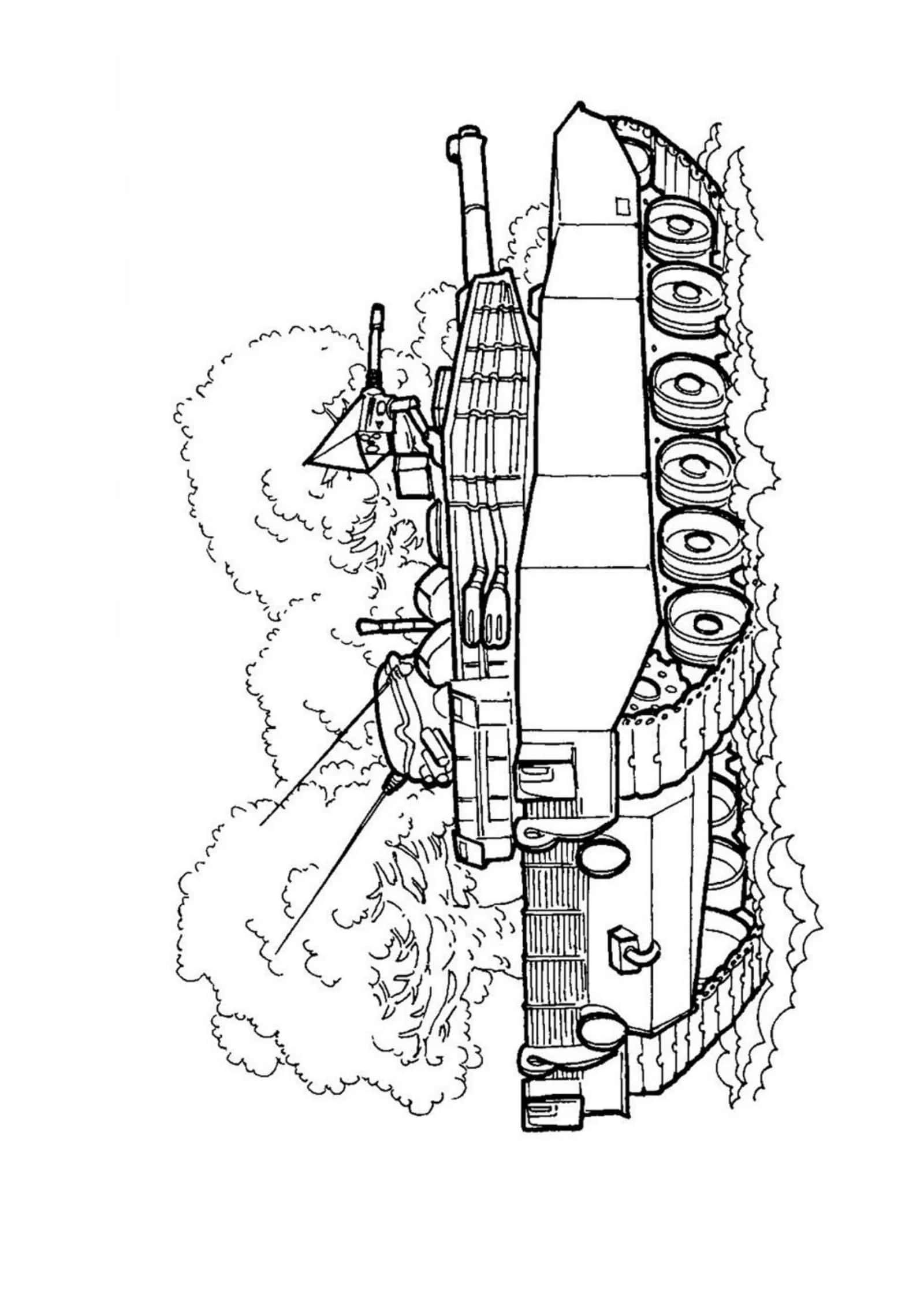 Bolalar uchun Tank "Raskraski" 4-to'plam 1