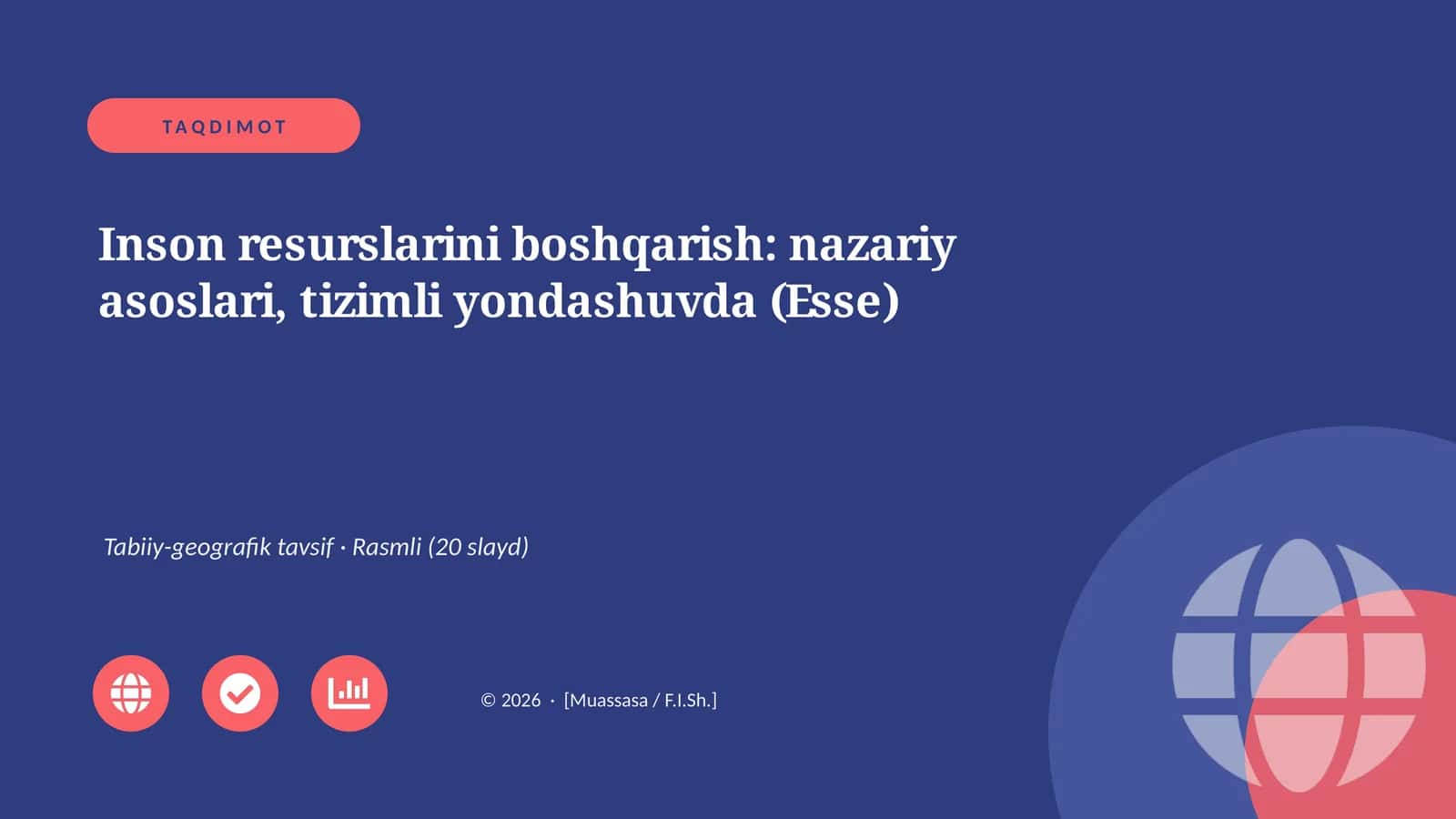 Inson resurslarini boshqarish: nazariy asoslari, tizimli yondashuvda (Esse) 1
