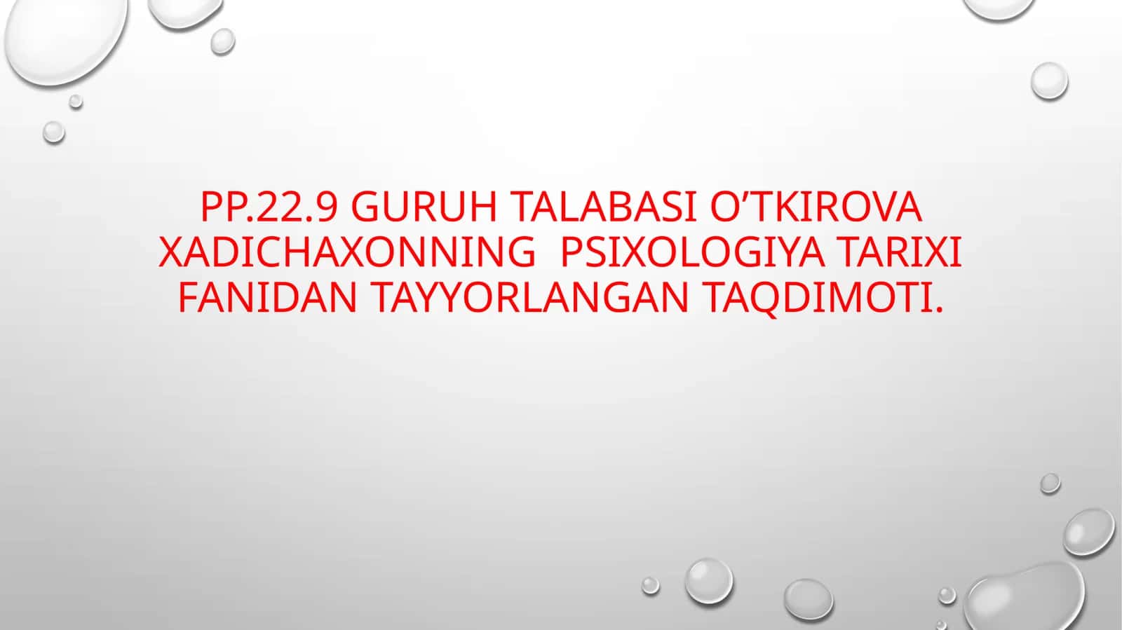 Psixologiya tarixi 1