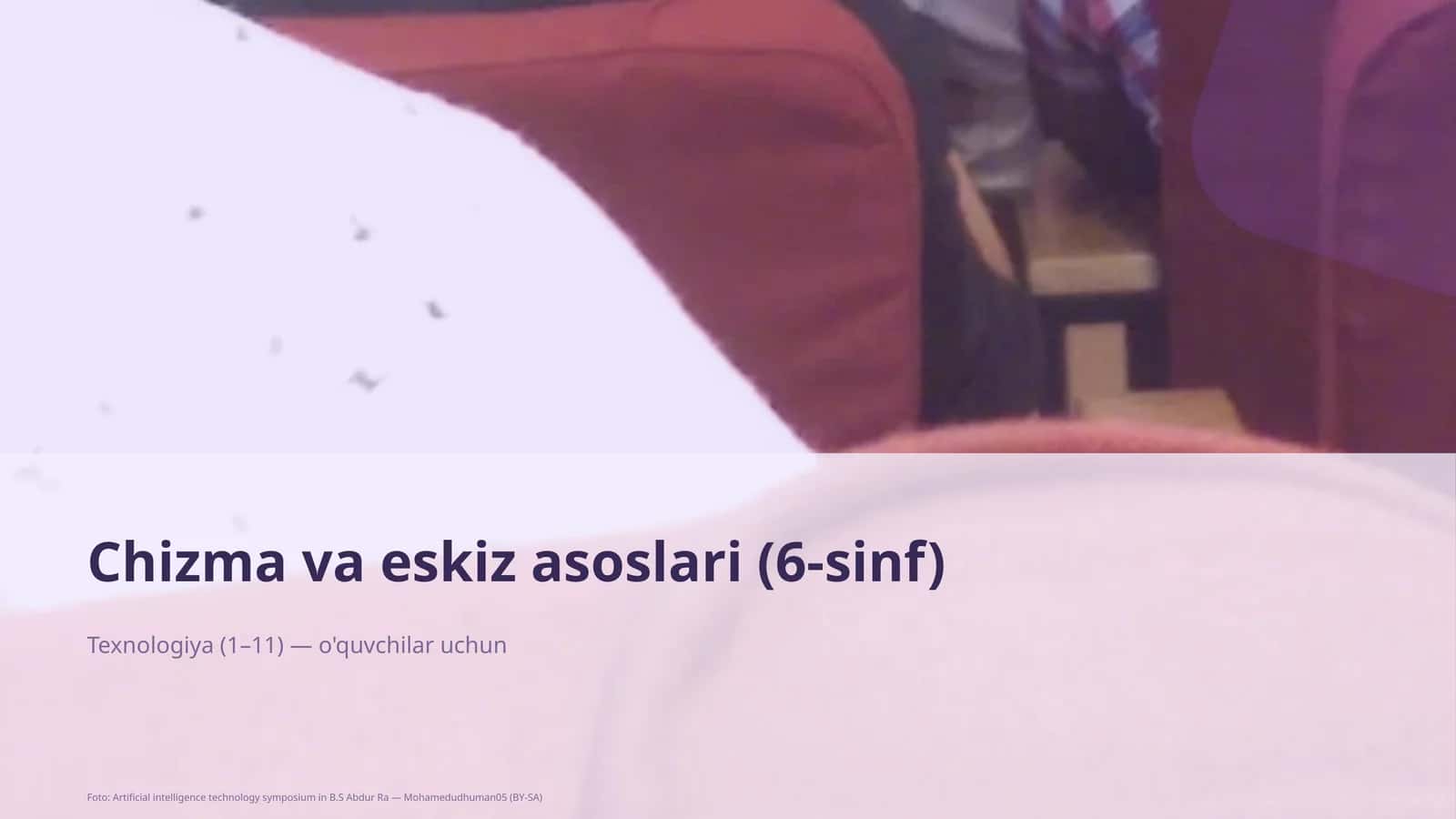 Chizma va eskiz asoslari (6-sinf) 1