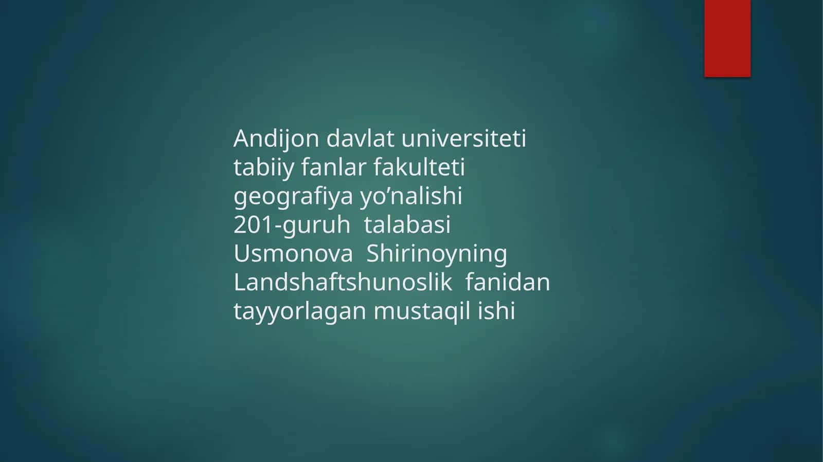 Landshaftshunoslikning yuzaga kelishi va rivojlanishi 1