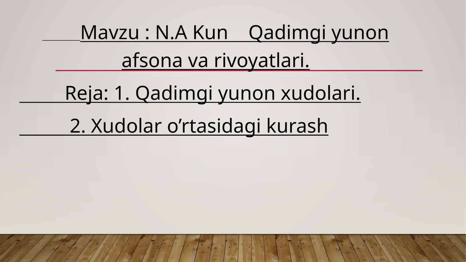 N.A Kun Qadimgi yunon afsona va rivoyatlari 1
