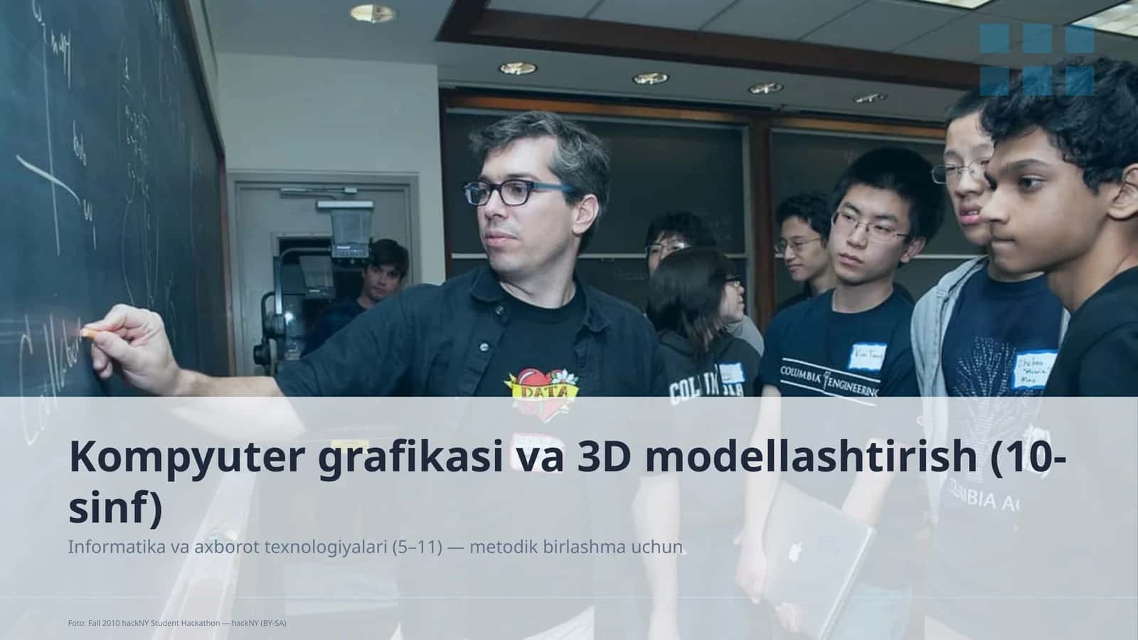 Kompyuter grafikasi va 3D modellashtirish (10-sinf) 1