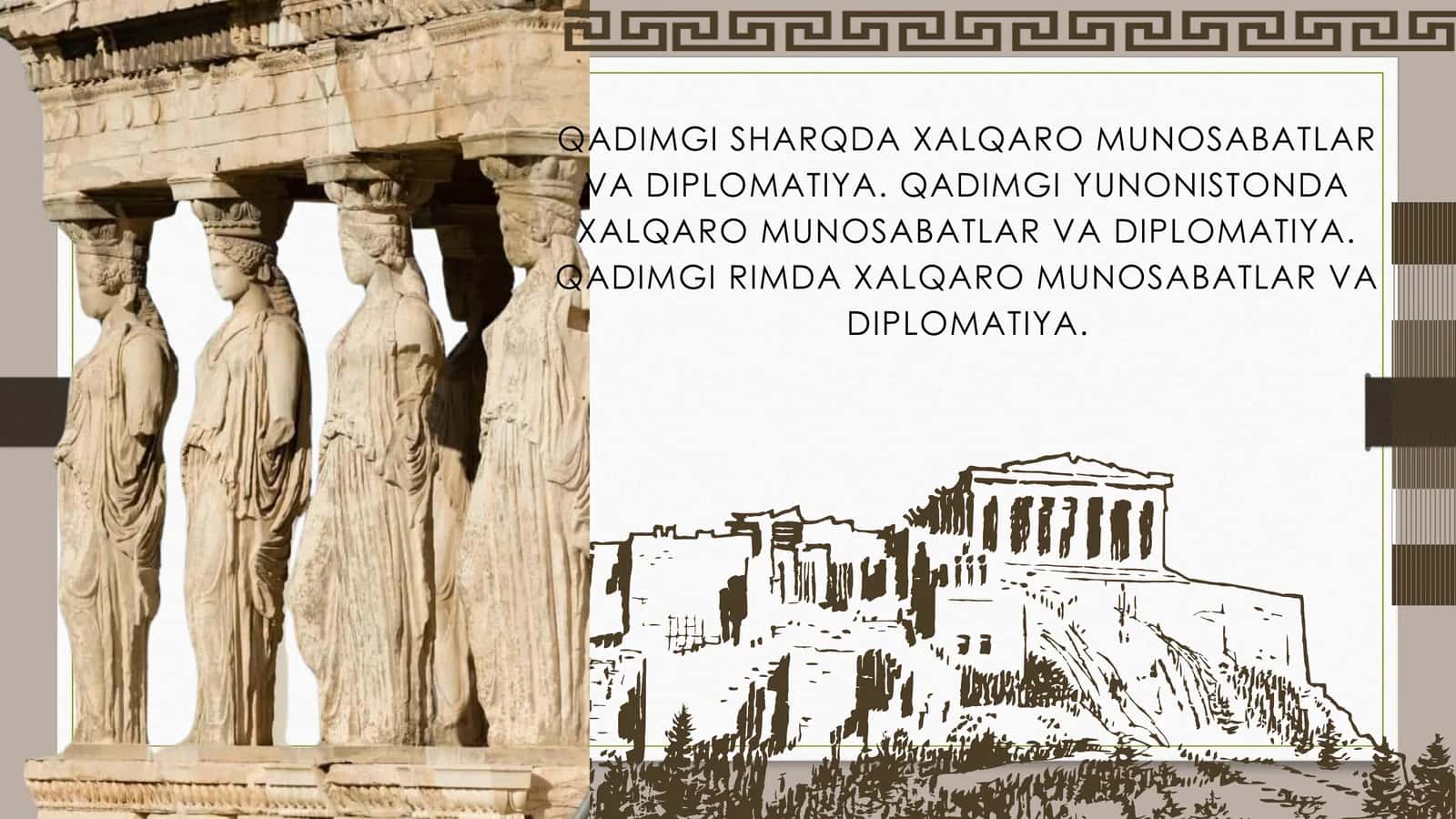 Qadimgi Sharqda Xalqaro Munosabatlar va Diplomatiya 1