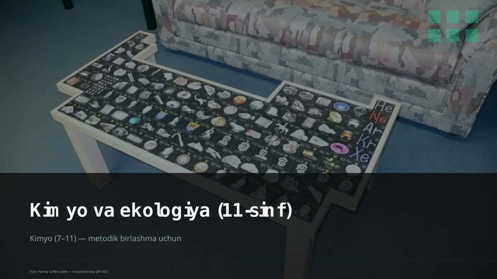 Kimyo va ekologiya (11-sinf) 1