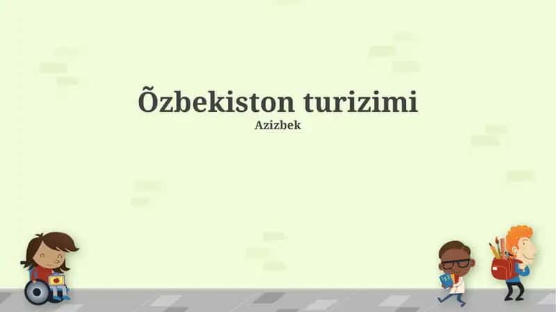 Õzbekiston turizimi 1