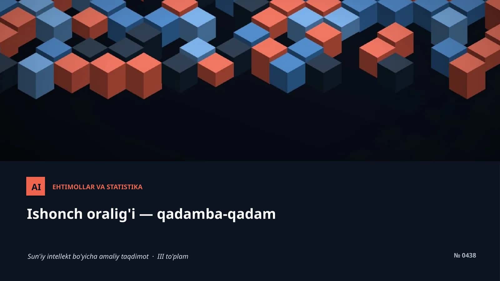 EHTIMOLLAR VA STATISTIKA 1