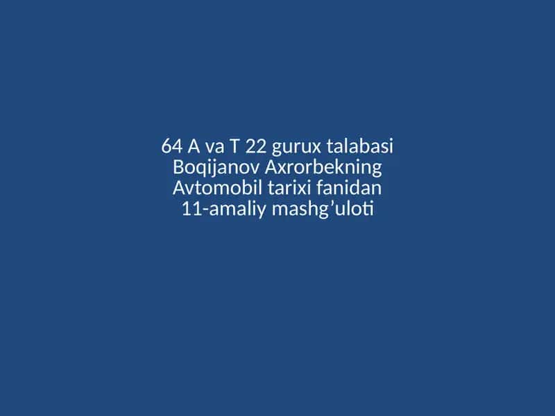 Elektromobil ko'p qancha yaxshi o'qilgan tema 1