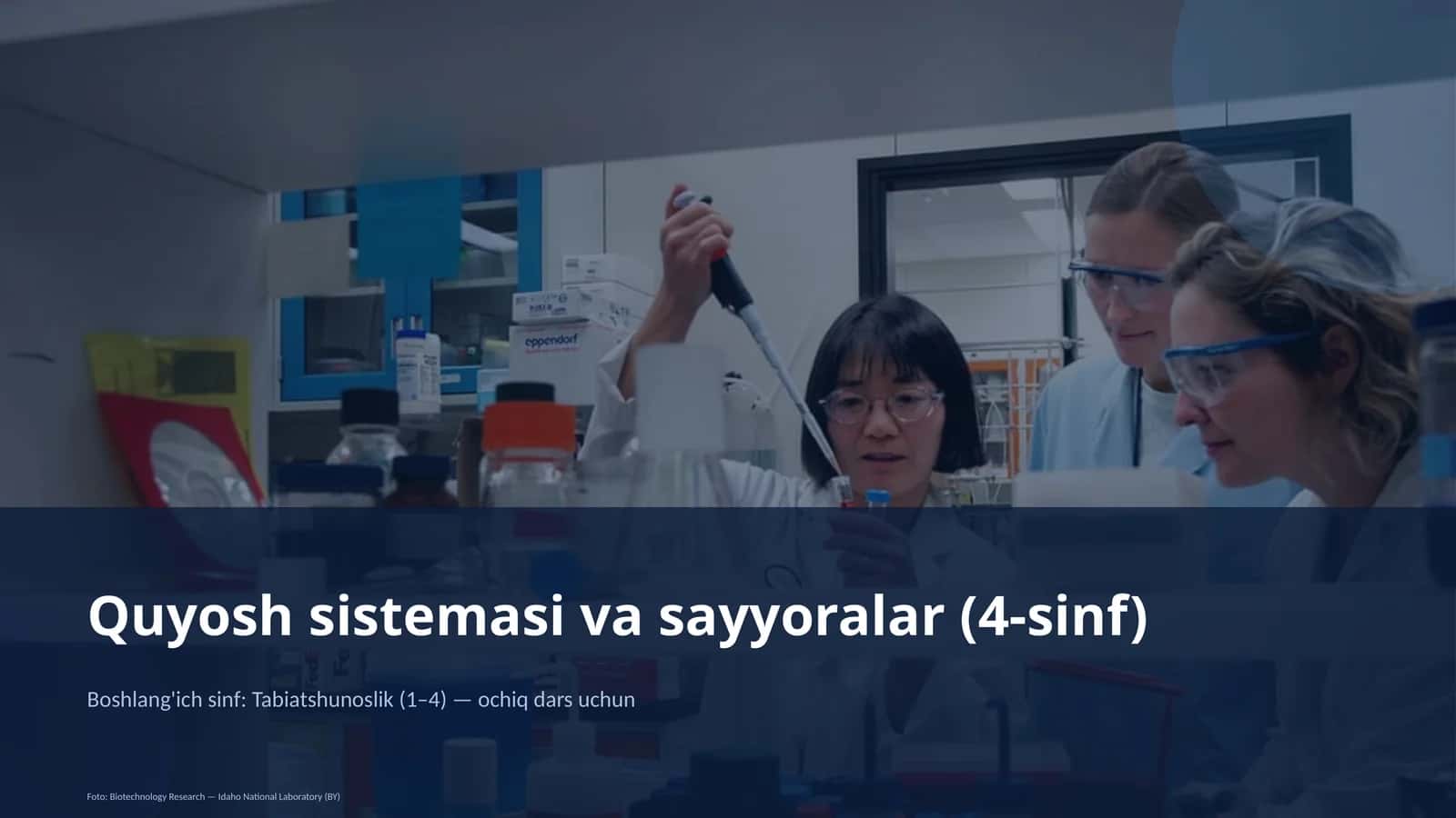 Quyosh sistemasi va sayyoralar (4-sinf) 1