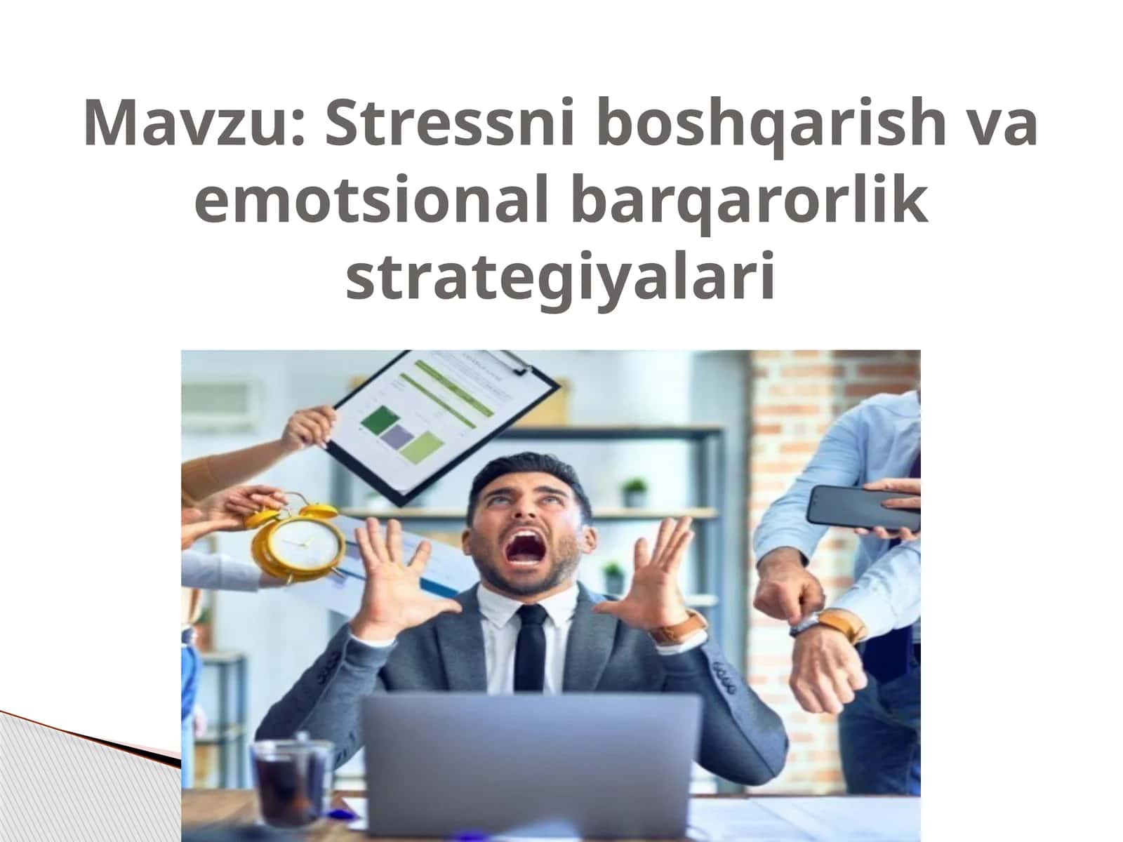 Stressni boshqarish va emotsional barqarorlik strategiyalari 1