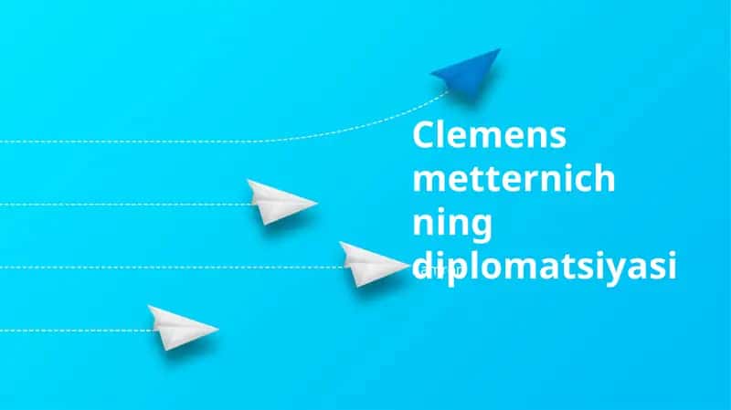 Clemens Metternich ning diplomatsiyasi 1