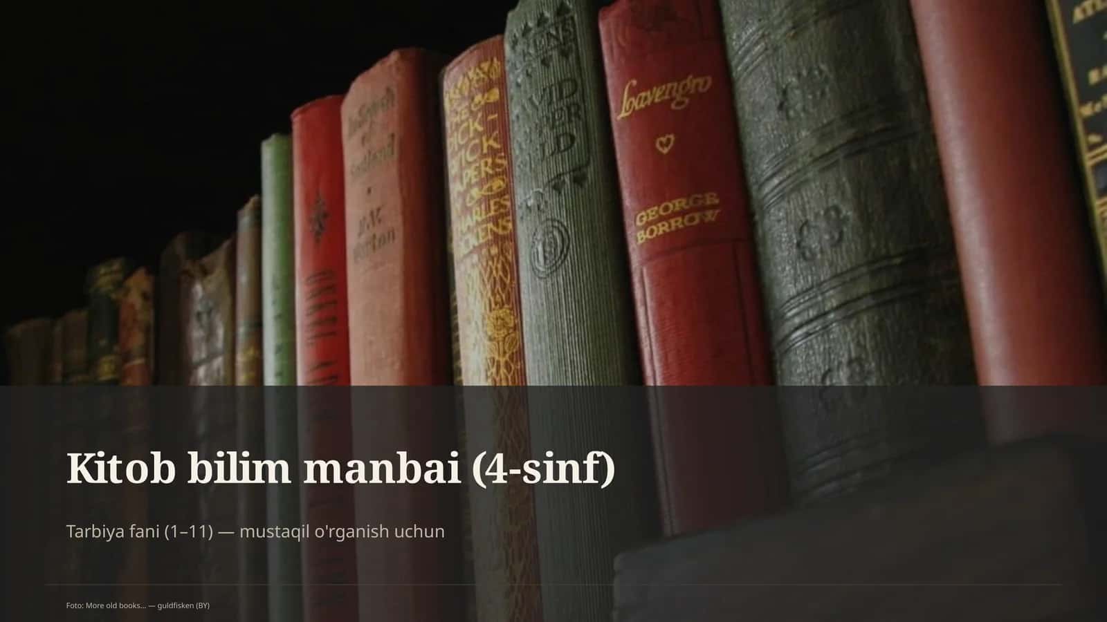 Kitob bilim manbai (4-sinf) 1