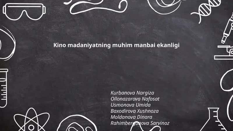 Kino madaniyatning muhim manbai ekanligi 1