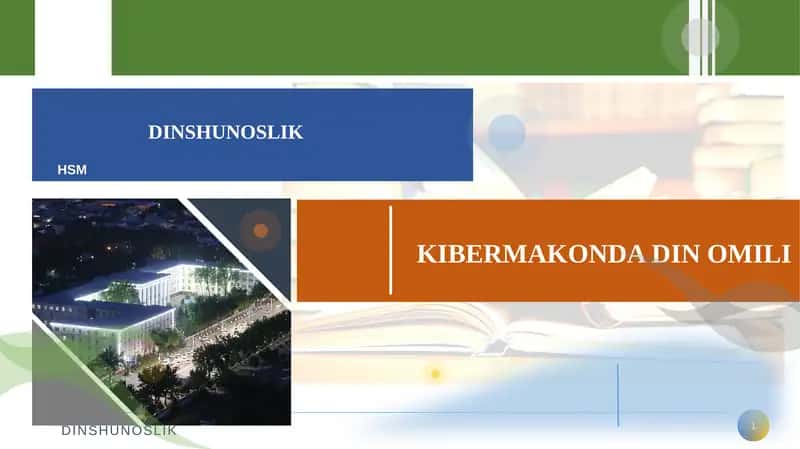 KIBERMAKONDA DIN OMILI 1