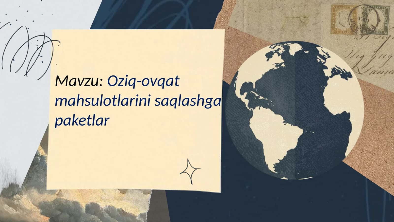Oziq-ovqat mahsulotlarini saqlash paketlari 1