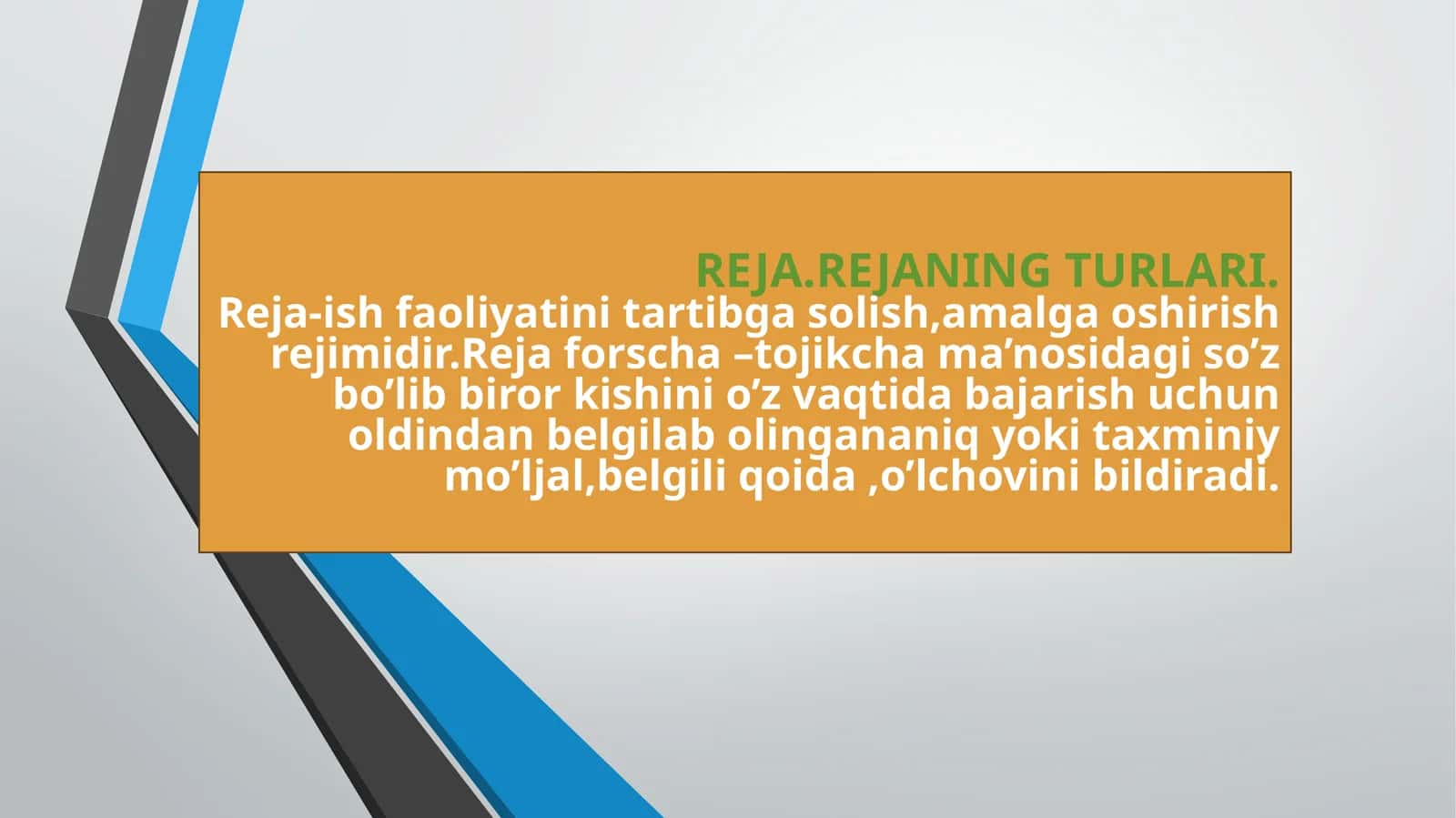 REJA.REJANING TURLARI 1