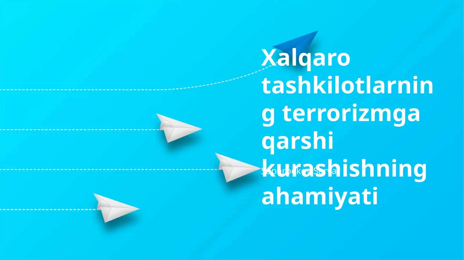Xalqaro tashkilotlarning terrorizmga qarshi kurashishning ahamiyati 1