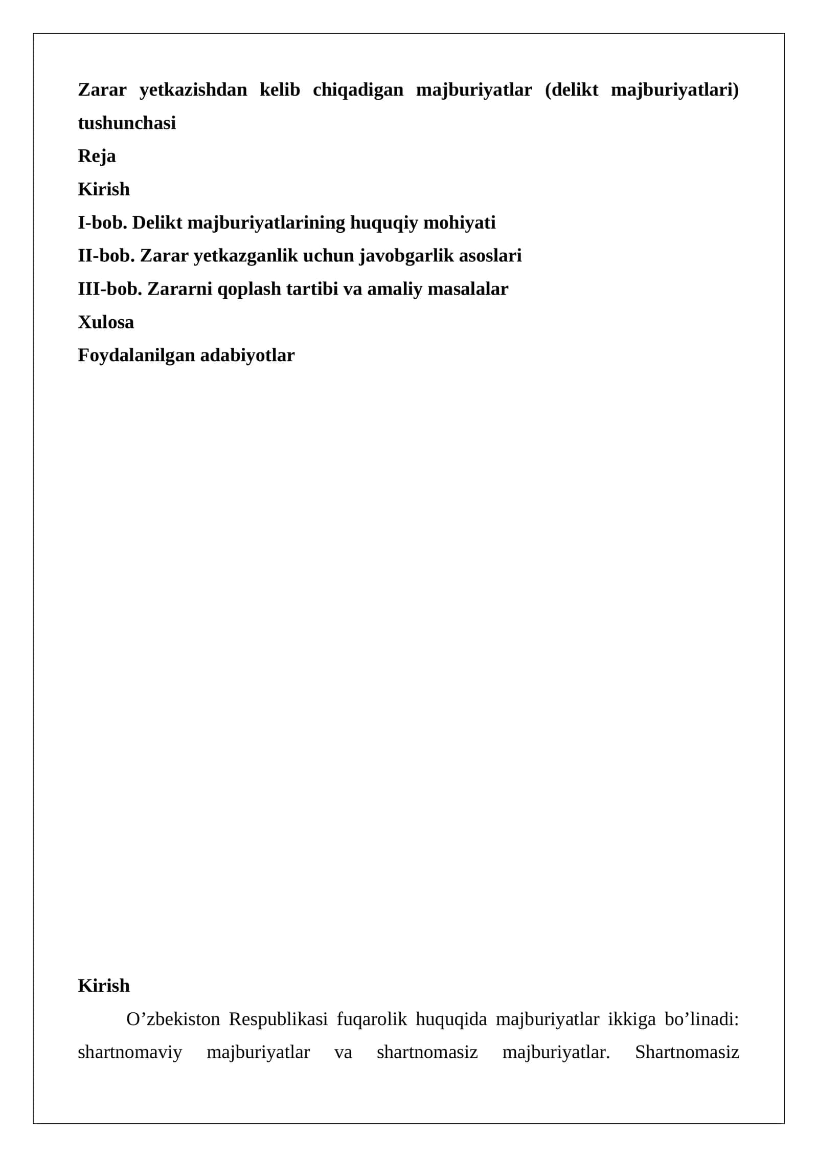 Delikt majburiyatlar 1