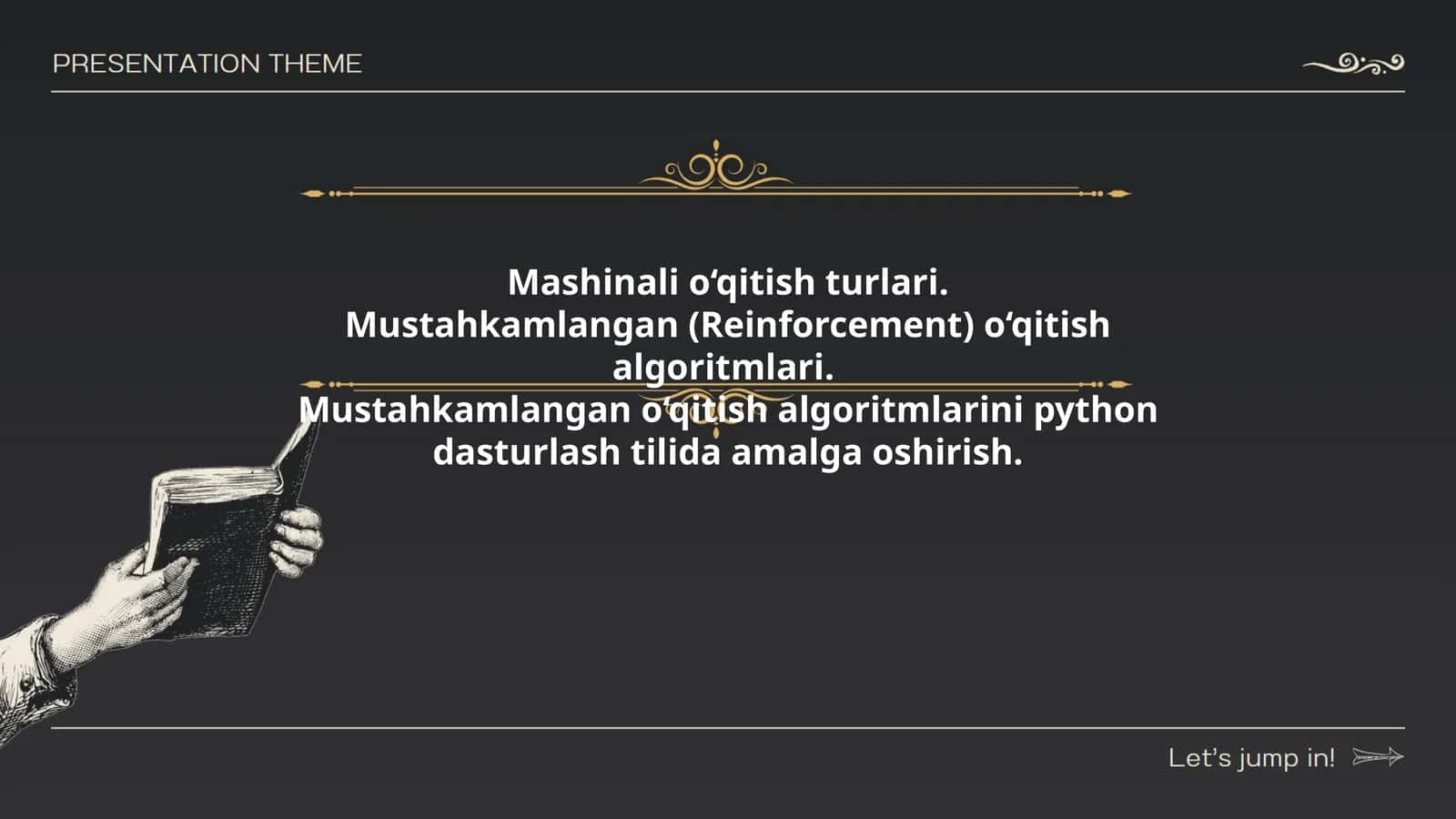 Mashinali o‘qitish turlari 1