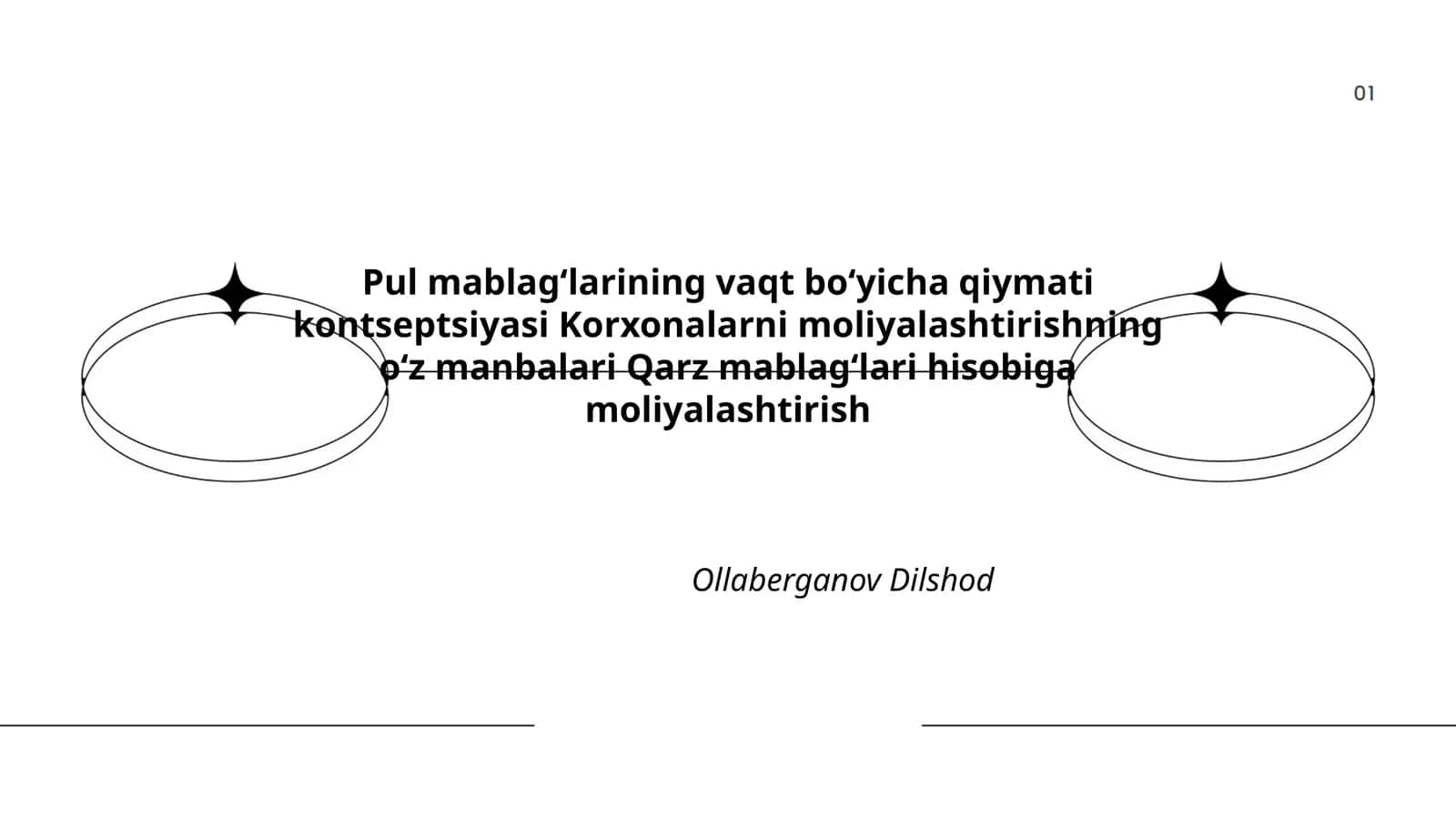 Pul mablag‘larining vaqt bo‘yicha qiymati kontseptsiyasi 1