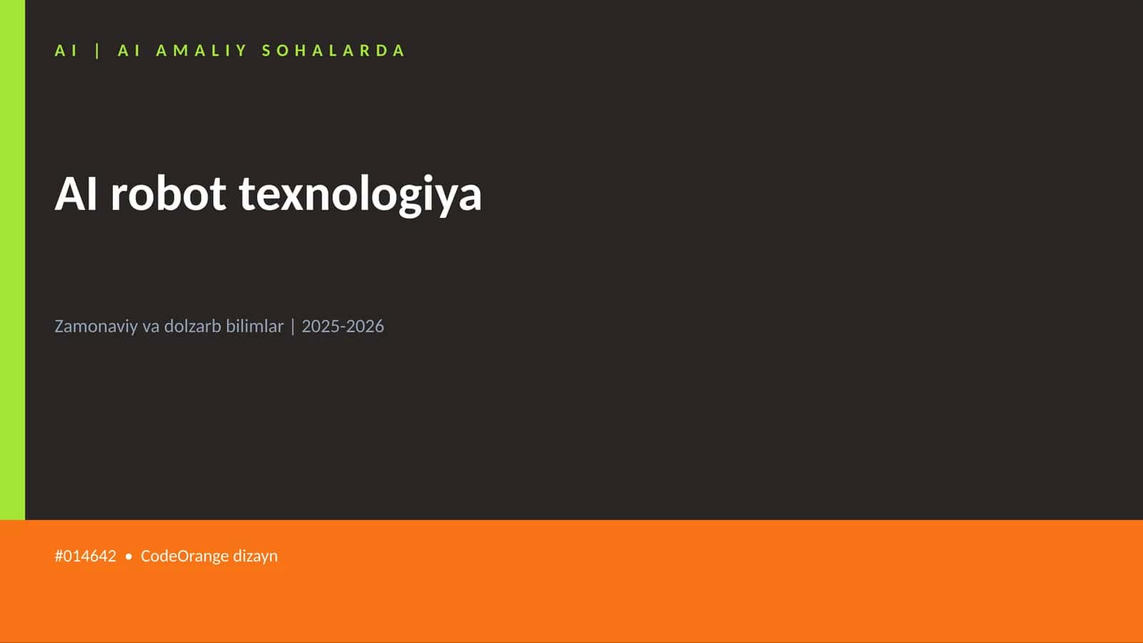 AI AMALIY SOHALARDA 1