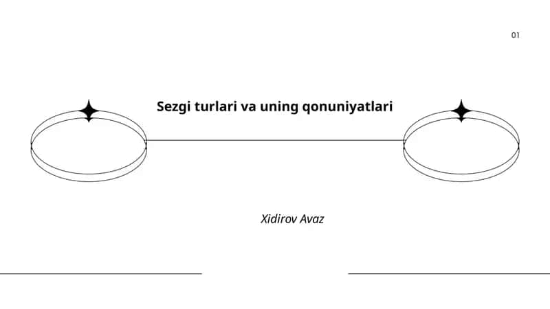 Sezgi turlari va uning qonuniyatlari 1