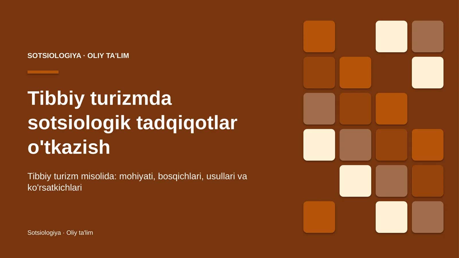 tibbiy turizmda sotsiologik tadqiqotlar o'tkazish 7531 1