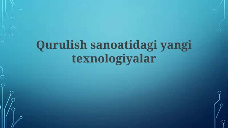 Ekologik qurilish materiallari 1