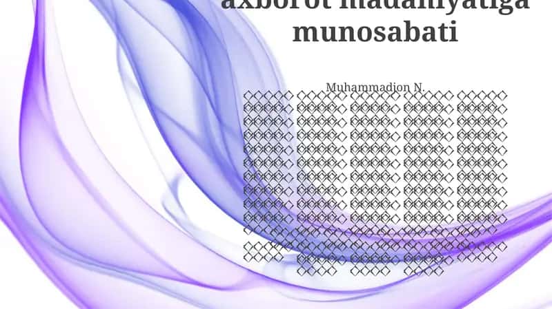 BMT va Yuneskoning media savodxonlik va axborot madaniyatiga munosabati 1