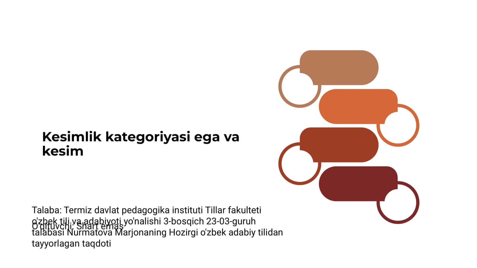 Kesimlik kategoriyasi 1