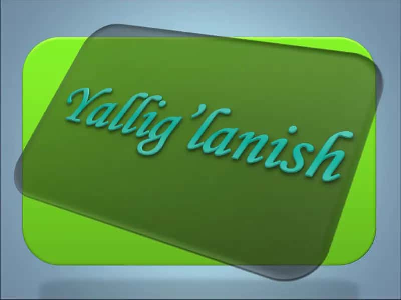Yallig’lanish 1