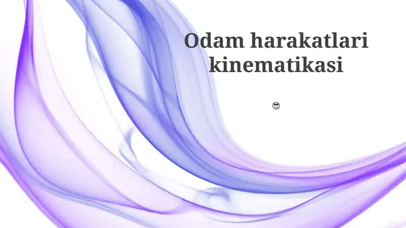 Burchak kinematikasi 1