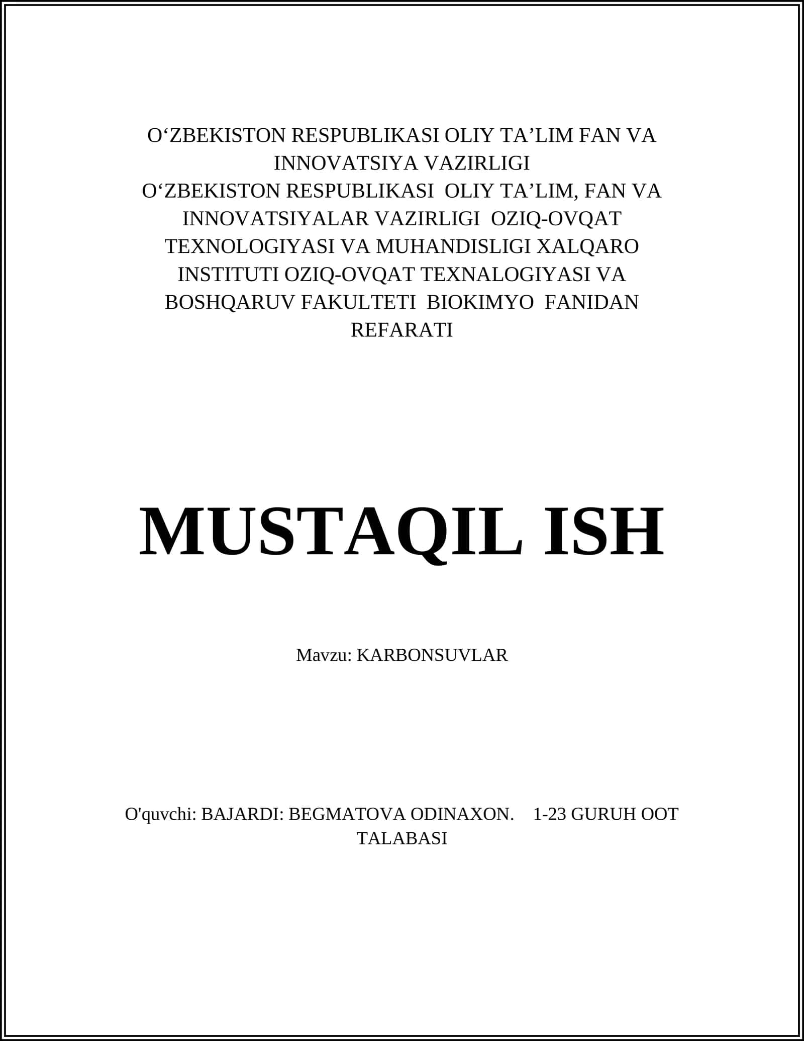 KARBONSUVLAR 1
