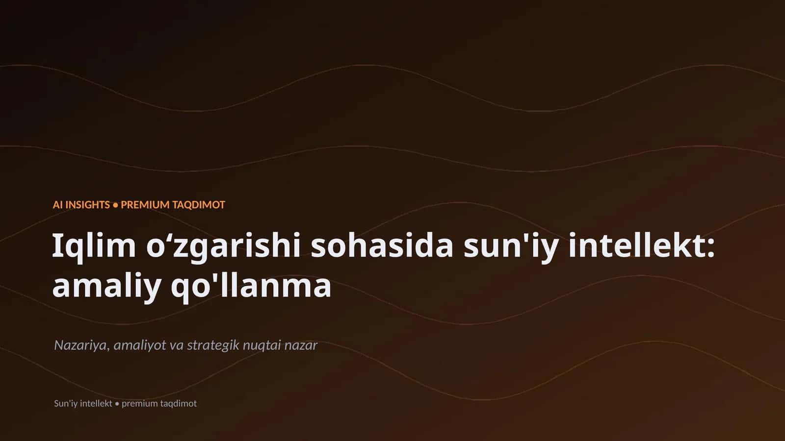 Sun'iy Intellekt: Amaliy Qo'llanma 1