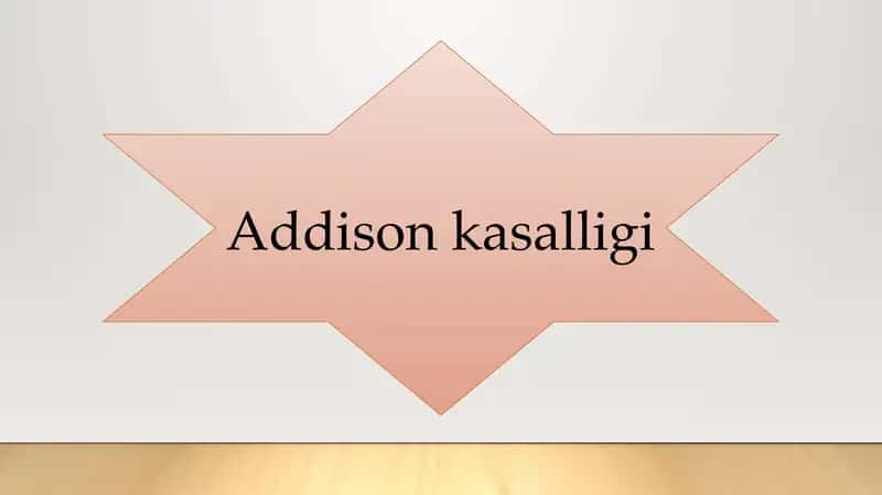 Addison kasalligi 1