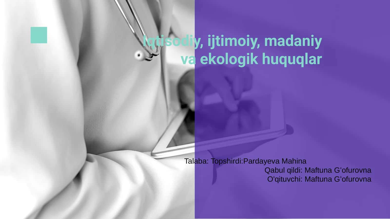 Iqtisodiy, ijtimoiy, madaniy va ekologik huquqlar 1