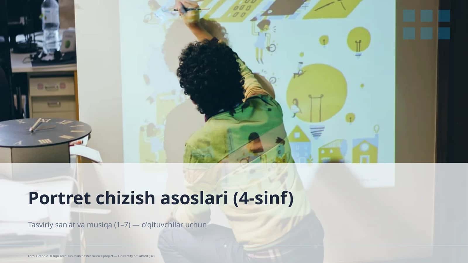 Portret chizish asoslari (4-sinf) 1