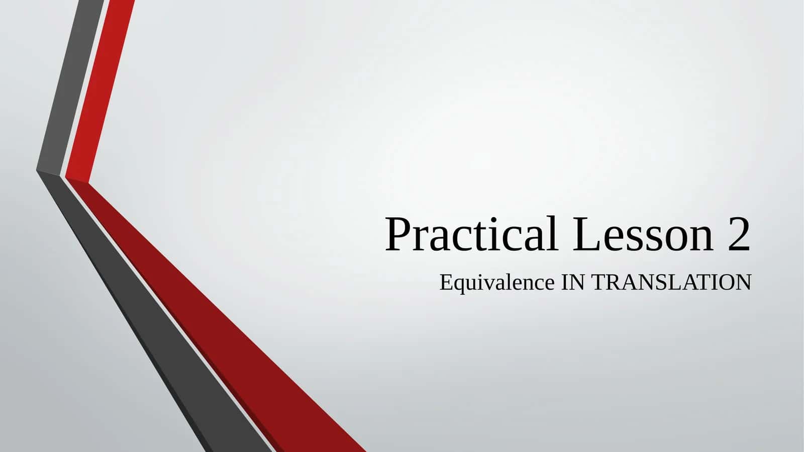 Practical Lesson 2 1