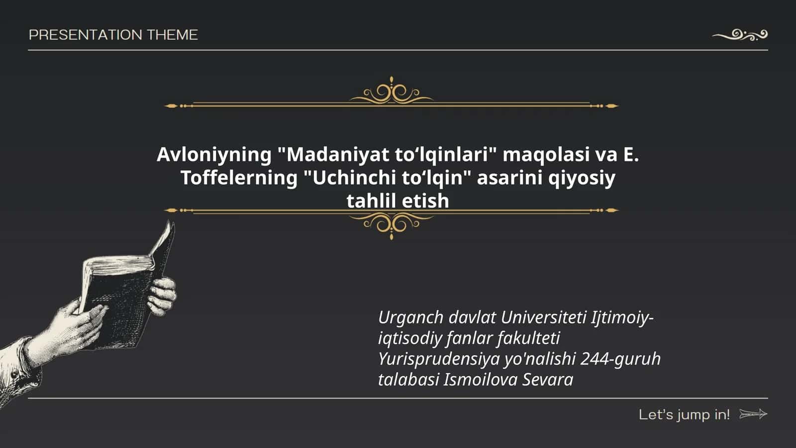 Madaniyat toʻlqinlari va Uchinchi toʻlqin qiyosiy tahlil 1