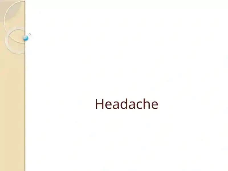 Headache