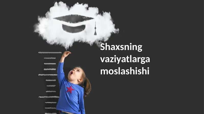 Shaxsning vaziyatlarga moslashuvi 1