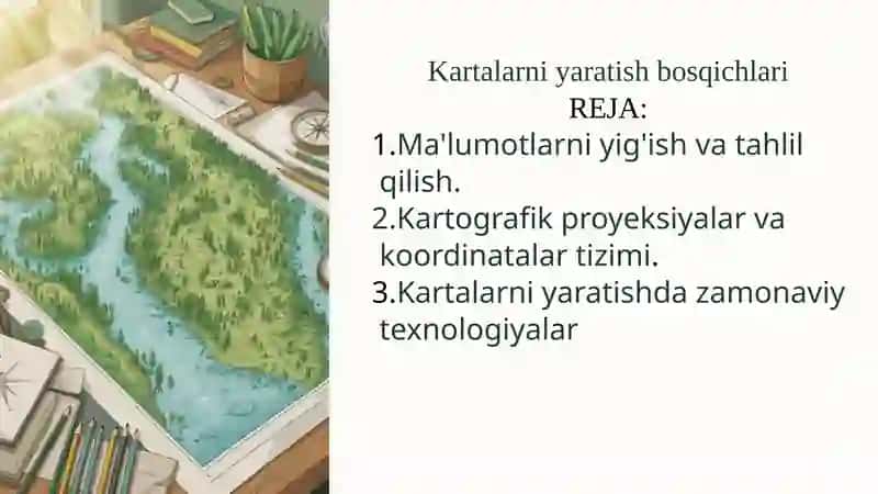 Kartalarni yaratish bosqichlari 1